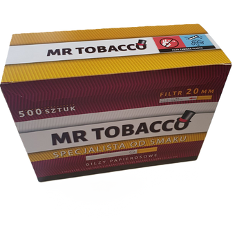 Сигаретные гильзы MR TOBACCO с фильтром 20 мм 500 шт Mr-Tobacco-500 фото